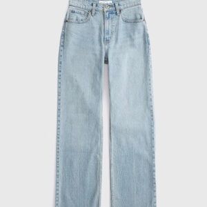 Abercrombie & Fitch Light Blue Straight Leg Jeans